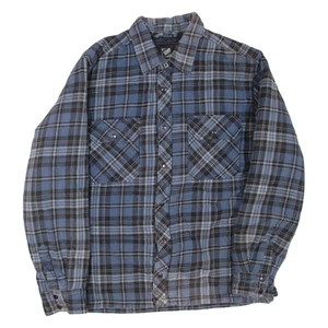 BC CLOTHING Mens Lumberjack Jacket Blue Check L - Picture 1 of 6