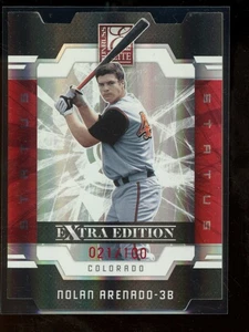 2009 Donruss Elite Extra Edition Nolan Arenado Aspirations Red Die-Cut /100 #6 - Picture 1 of 2