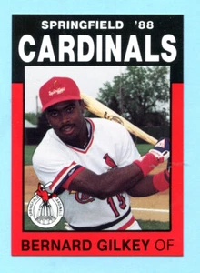 1988 Best Cards Minor League  Springfield Cardinals - Bernard Gilkey- Box 213 - Picture 1 of 2