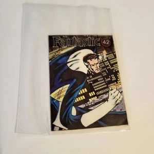 Mr Fantastic 42 Vintage 1986 Comic Images Marvel Sticker Trading Card Unused - Picture 1 of 2
