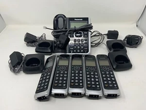 Panasonic KX-TGF670 Cordless Phone System 5 Handsets Bluetooth Pre-Owned - Zdjęcie 1 z 5