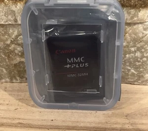 CANON 32MB MEGABYTE MMC MULTIMEDIACARD PLUS MMC-32MH CAMERA MEMORY CARD - Picture 1 of 3