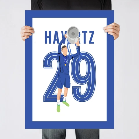 Kai Havertz, 2021 Champions League Chelsea Print/Poster/Wall-Art [Part 4 of 4] Cover