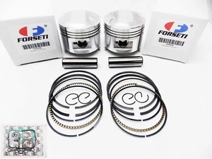 HONDA CM400T 1979 STD FORSETI TOP END KIT 70.5mm PISTON RINGS GASKET - Picture 1 of 5