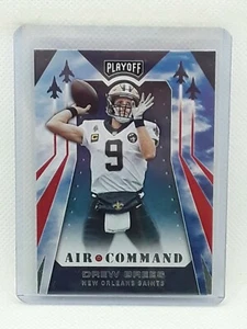 Drew Brees 2019 Panini Playoff Football - Air Command - New Orleans Saints - Picture 1 of 2