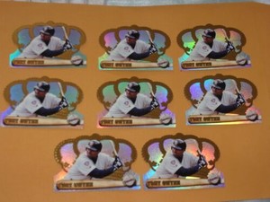 1998 Pacific Crown Royale Foil Die Cut Gold Tony Gwynn HOF Sharp Rare!