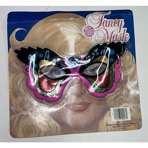 Vintage Ben Cooper Fancy Mask Masquerade Mardi Gras Halloween Costume Butterfly - Picture 1 of 2