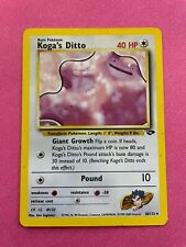 Pokémon TCG Koga's Ditto Gym Challenge 10/132 Holo Unlimited Holo Rare