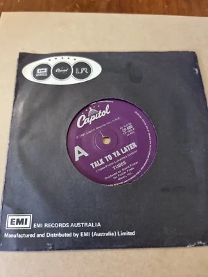 Tubes. Talk to Ya Later. 7 Inch Single. Record Vinyl.  NM  - Image 1 of 3