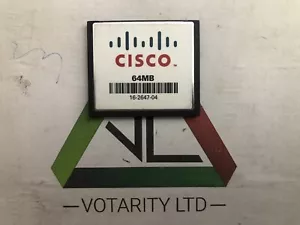 Cisco 64 Mo Flash avec iOS 15 pour Cisco 1841 Cisco 64 Mo Compact Flash advsecurity - Photo 1/2