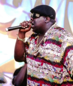 *WORN* VTG 90s GIANNI VERSACE MOD T74 Col 852 Authentic Notorious B.I.G Thick - Picture 1 of 11