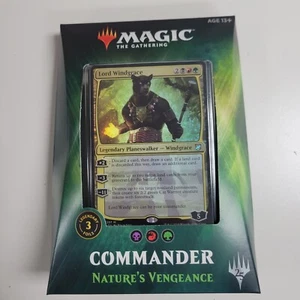Magic the Gathering Commander 2018 NATURE'S VENGEANCE INGLESE Sigillato WOTC - Foto 1 di 1