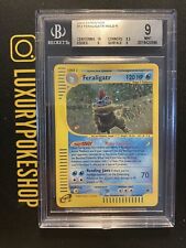 Pokemon Feraligatr Expedition Holo Eng BGS 9 Wotc Nm Mint Old Starter