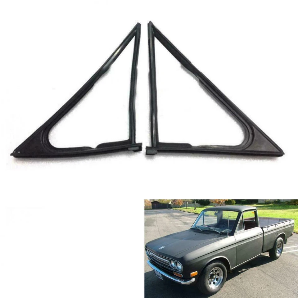 SELLO DE GOMA PARA VENTANA DE VENTILACIÓN DE CUARTO PARA CAMIONETA DATSUN 1300 520 521 1966-1972 Foto 1 de 4