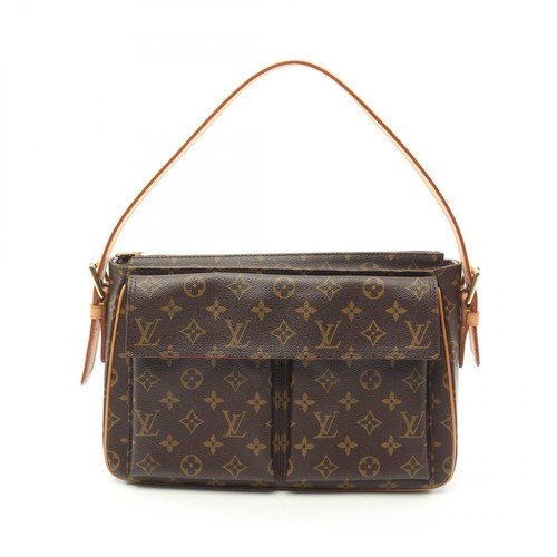 LOUIS VUITTON（LV） Borsa a tracolla Louis Vuitton Viva Cite GM M51163 Monogram tela pelle marrone LV