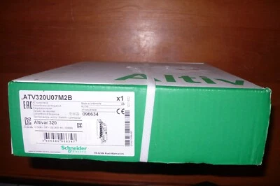 VARIATEUR FREQUENCE VITESSE, ALTIVAR ATV320U07M2B ONDULEUR 220V /TRIPHASE 0,75KW - Photo 1/4