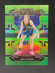Jacy Sheldon 2024 Panini Select /75 RC Concourse Neon Green Prizms #60 - Picture 1 of 2