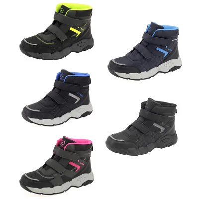 Kinderschuhe Winterstiefel Boots Stiefeletten Klettverschluss Gefüttert 31 32 33 - Bild 1 von 4