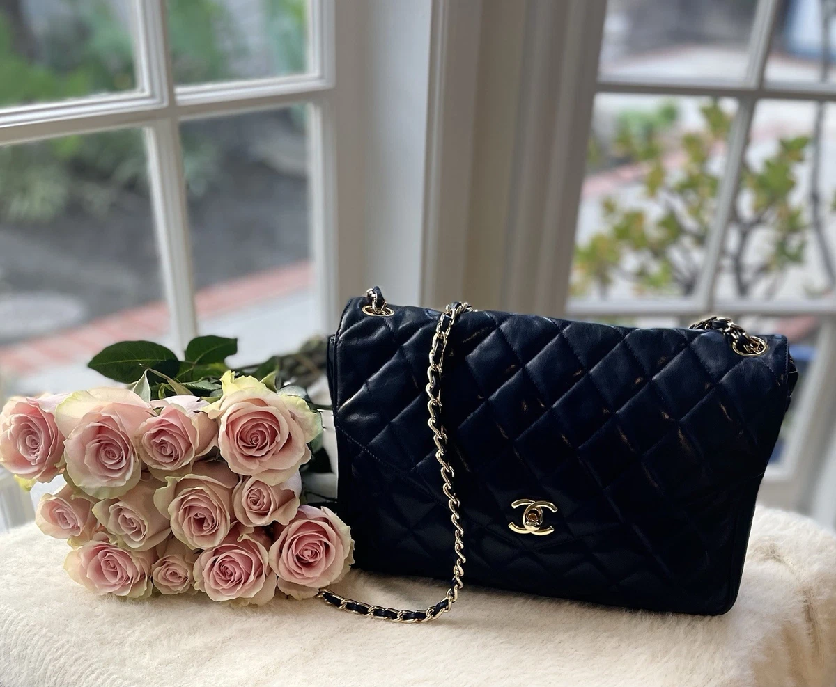 CHANEL Blue Quilted Bags & Handbags for Women for sale | eBay