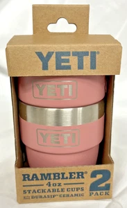 Yeti Sandstone Pink 4 OZ Stapelbare Tassen 2er-Pack - Farbe nicht mehr produziert - authentisch - Bild 1 von 8