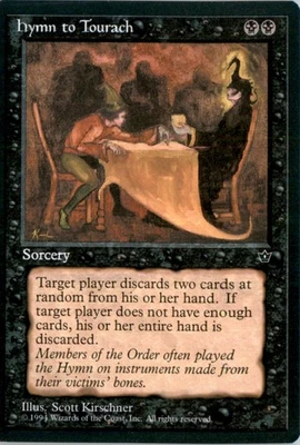 Hymn to Tourach (Kirschner) Fallen Empires FEM Normal NM - Image 1 of 2