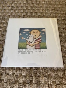 John Long Signed  Lithograph, 1989 Young Heimlich - Picture 1 of 4