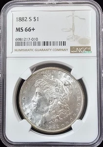 1882-S Morgan Dollar MS-66+ NGC VIDEO - Bild 1 von 7