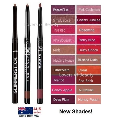 AVON Glimmerstick / Glimmer Retractable Lip Liner Lipliner New pick your shades - Image 1 of 4