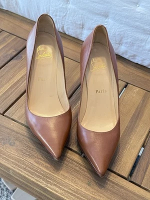 Brown leather Christian Louboutin Paris - Image 1 of 4