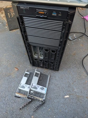 Dell PowerEdge T340 Tower Server Xeon E-2234 3.60 GHz 32GB RAM Dual PSU No HDD - Image 1 of 4