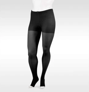 Soft 2002 30-40mmhg Open Toe Compression PantyhoseBlack5 V Regular - Picture 1 of 7
