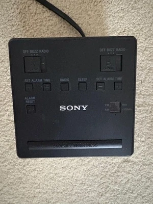 Sony Alarm Clock Radio - Black (ICFC1TBLACK) preowned, free ship - Image 1 of 4