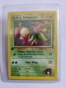 Pokemon 1st Edition Gym Heroes Erika's Bellsprout Common (75/132) NEAR MINT - Picture 1 of 3