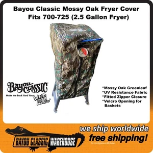 Bayou Classic 700-525 2.5 Gallon Full Length Mossy OaK Fryer Cover With Zipper - Picture 1 of 4