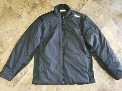 Mens Hi-Tech Polyester Jacket Coat Black Large L - Image 1 of 2