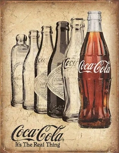 Coca Cola The Real Thing Tin Sign (12.5" x 16") - Picture 1 of 2