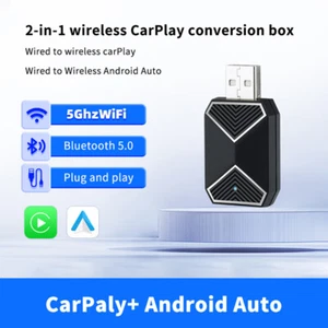 Wireless CarPlay Android Auto Adapter Smart Box Plug And Play WiFi Quick Connect - Bild 1 von 12