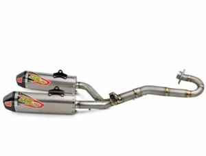 Pro Circuit T-6 Dual Slip On Stainless Silencer Honda CRF250R FITS 2016 TO 2017 - Picture 1 of 1