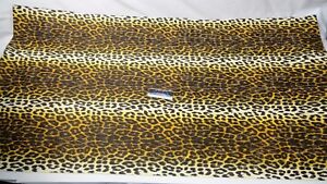 Arctic Cat Seat Vinyl Yellow Leopard Panther Puma King Kat Exact pattern Vinyl