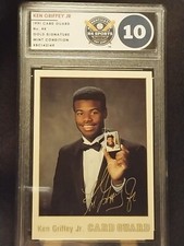 KEN GRIFFEY JR - Card Guard 1991 - Gold Signature Edition - Mint 10