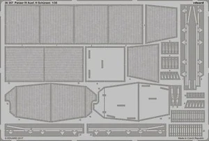 eduard 36357	1/35  Panzer IV Ausf H Schurzen for Zvezda - Picture 1 of 1