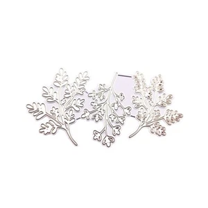 1 Set 3 Little Grass Leaves Metal Cutting Dies Embossing Stencil DIY Template - Picture 1 of 8