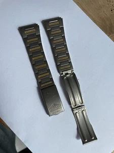 Heuer Titanium / Gold Bracelet 19mm - Imagen 1 de 6