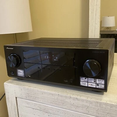 Pioneer VSX 522-K 5.1 Channel 140 Watt Receiver – POWERS ON - Image 1 of 4