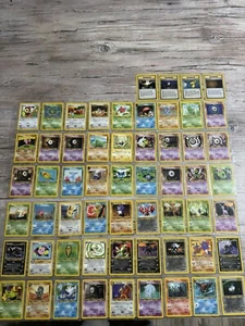 Pokemon NEO DISCOVERY Set COMPLETE Unlimited Edition NON HOLO Cards #18-75 MINT - Picture 1 of 23