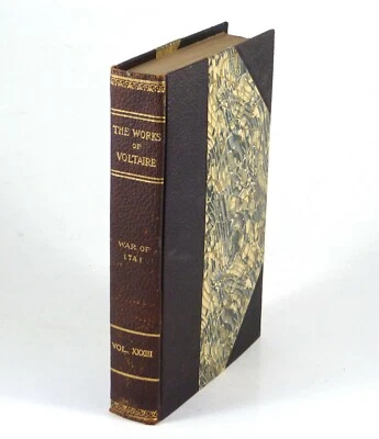Works of Voltaire in 42 Volumes Ltd. Ed. Dumont 1901 Vol. 33 War of 1741 - Image 1 of 4