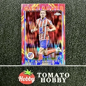 TOPPS CROMO UEFA 2024-25 CONOR GALLAGHER REFRACTOR ORO ROJO CAJERO AUTOMÁTICO - Imagen 1 de 2