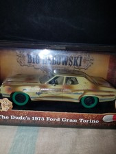 GREENLIGHT Big LEBOWSKI MOVIE THE DUDE'S 1973 FORD GRAN TORINO 1/43 Green Machin