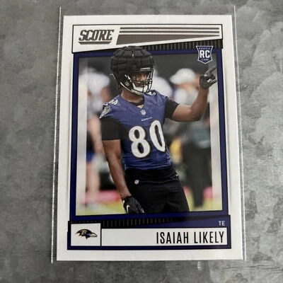 2022 Score - Rookies #372 Isaiah Likely (RC) - Image 1 of 2