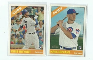 Kris Bryant 2015 Heritage RC Base + Variation (2) Cards - Picture 1 of 1